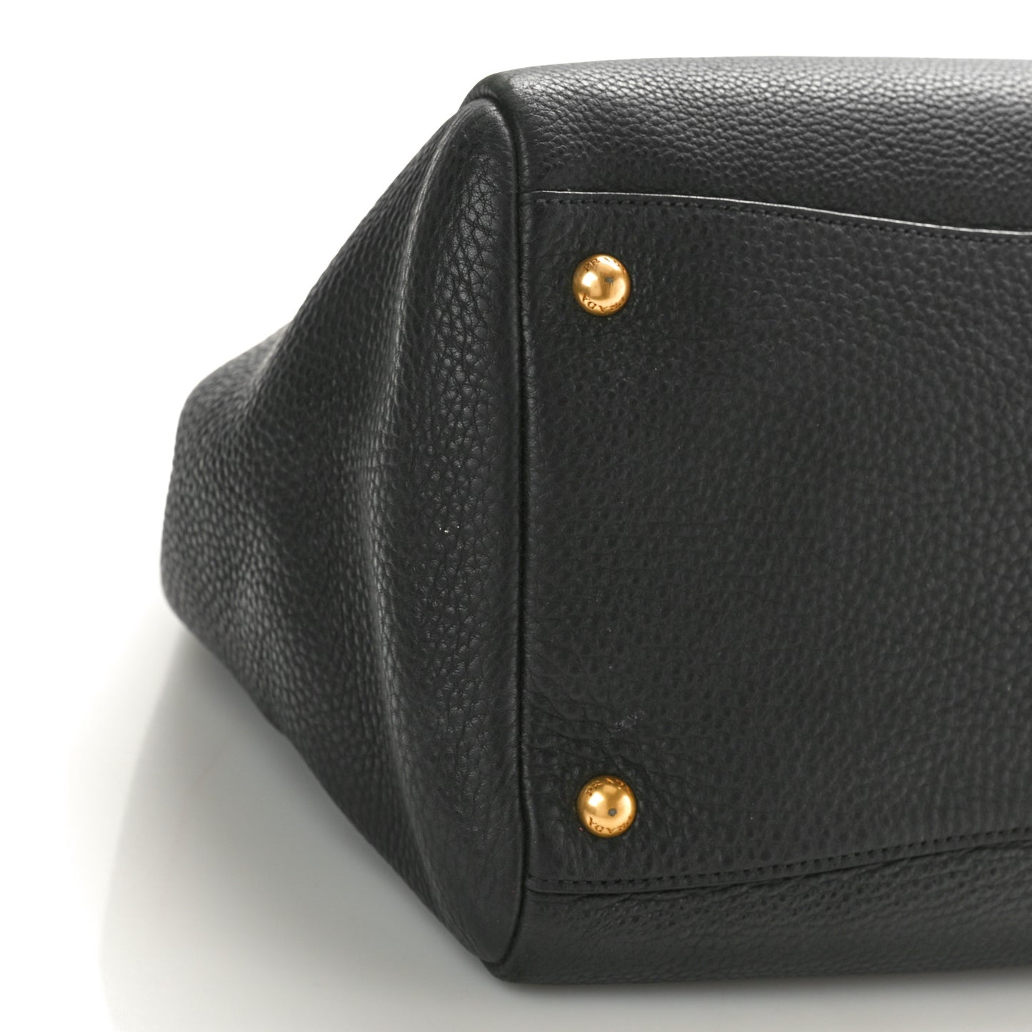 Vitello Daino Shopping Satchel Black