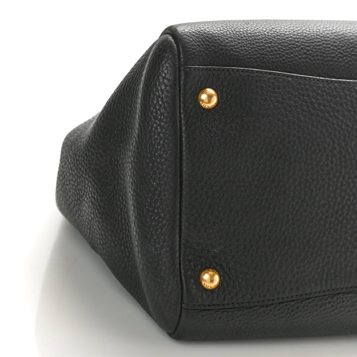 Prada Vitello Daino Shopping Satchel Black 9 of 13