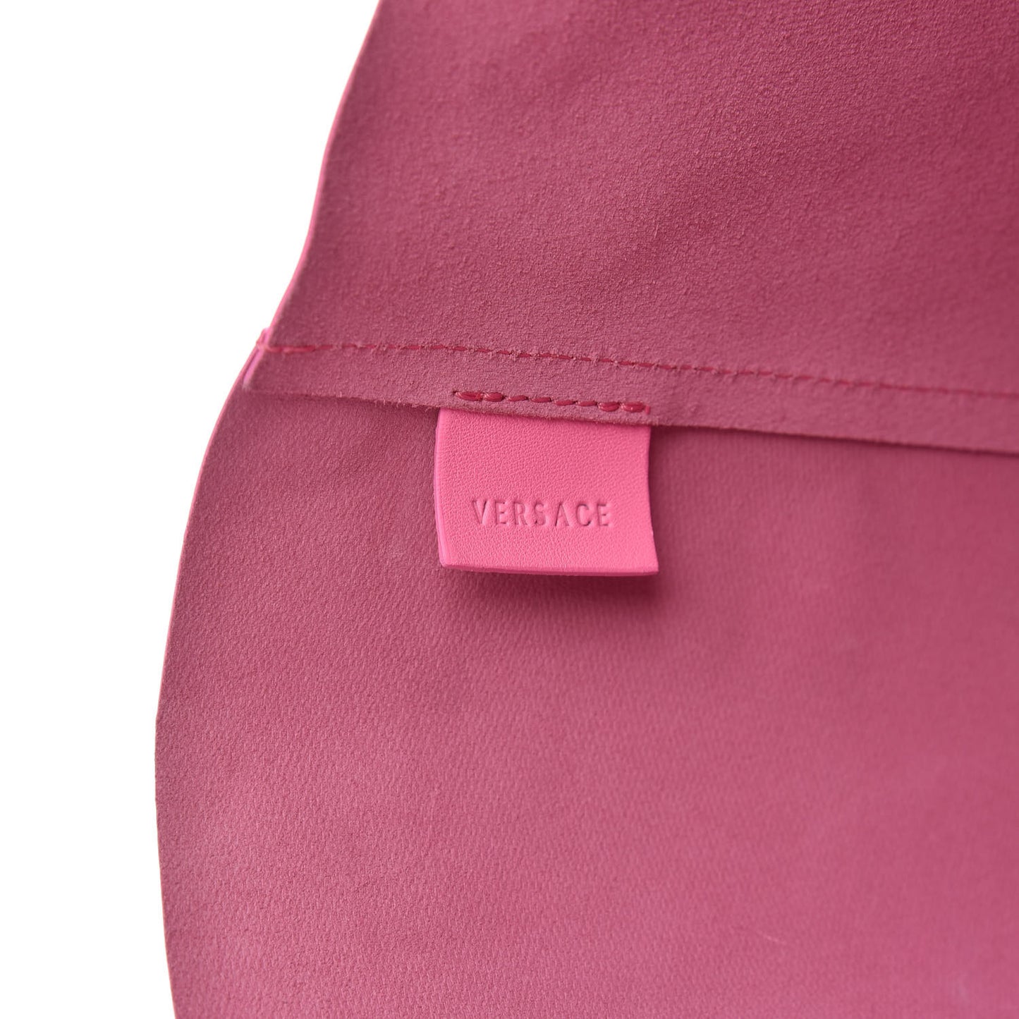 Vernice Palazzo Medusa Tote Pink
