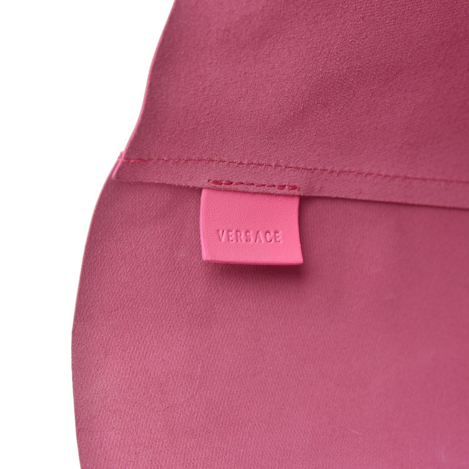 Versace Vernice Palazzo Medusa Tote Pink 6 of 9