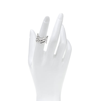 Tiffany Sterling Silver Wide Paloma Picasso Olive Leaf Band Ring 54 7 2 of 4