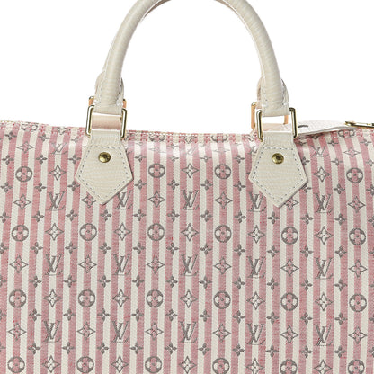 Louis Vuitton Mini Lin Croisette Speedy 30 Rouge 6 of 8