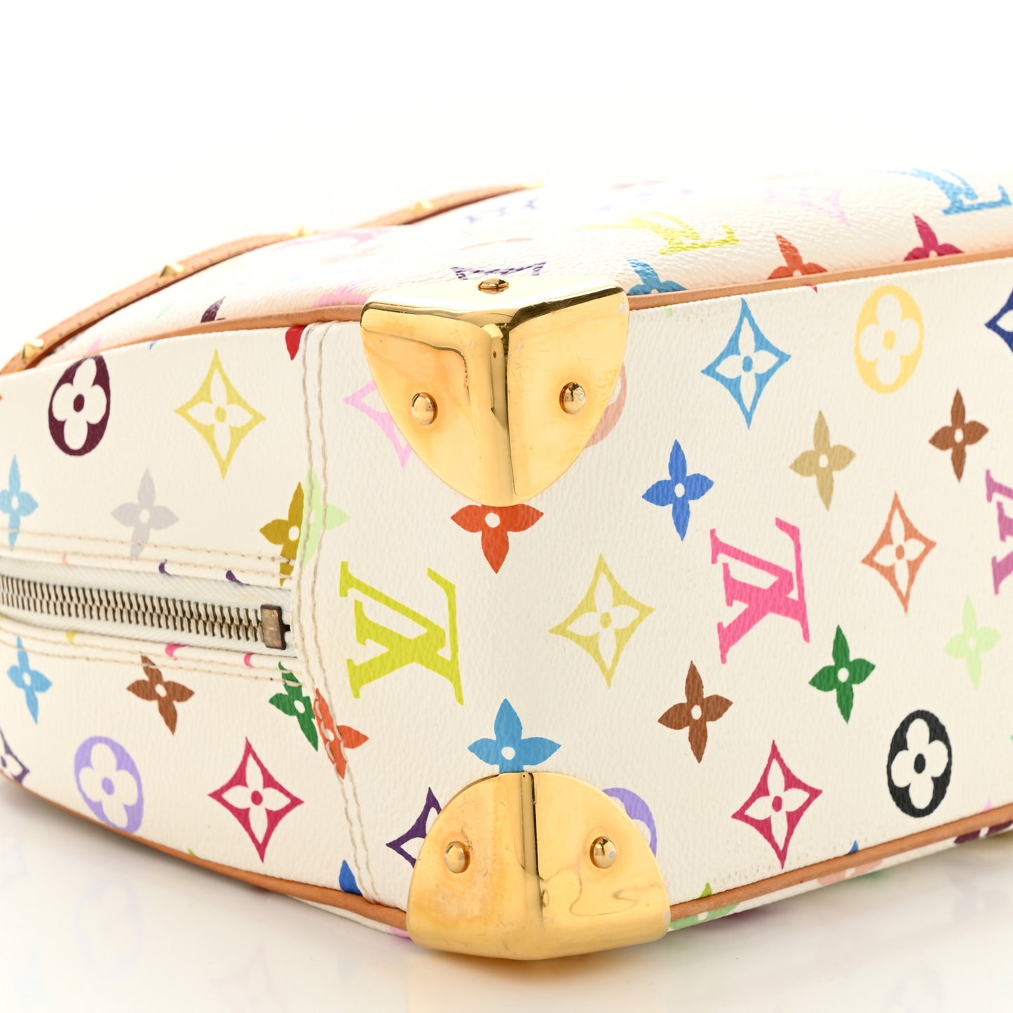Monogram Multicolor Trouville White