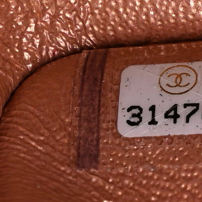 Chanel Metallic Lambskin Quilted Ombre Mini Rectangular Flap Pink 9 of 10