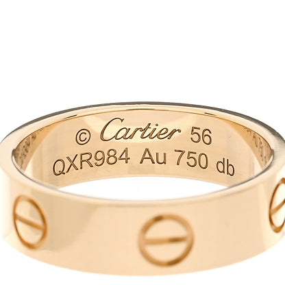 Cartier 18K Yellow Gold 5.5mm LOVE Ring 56 7.75 4 of 5