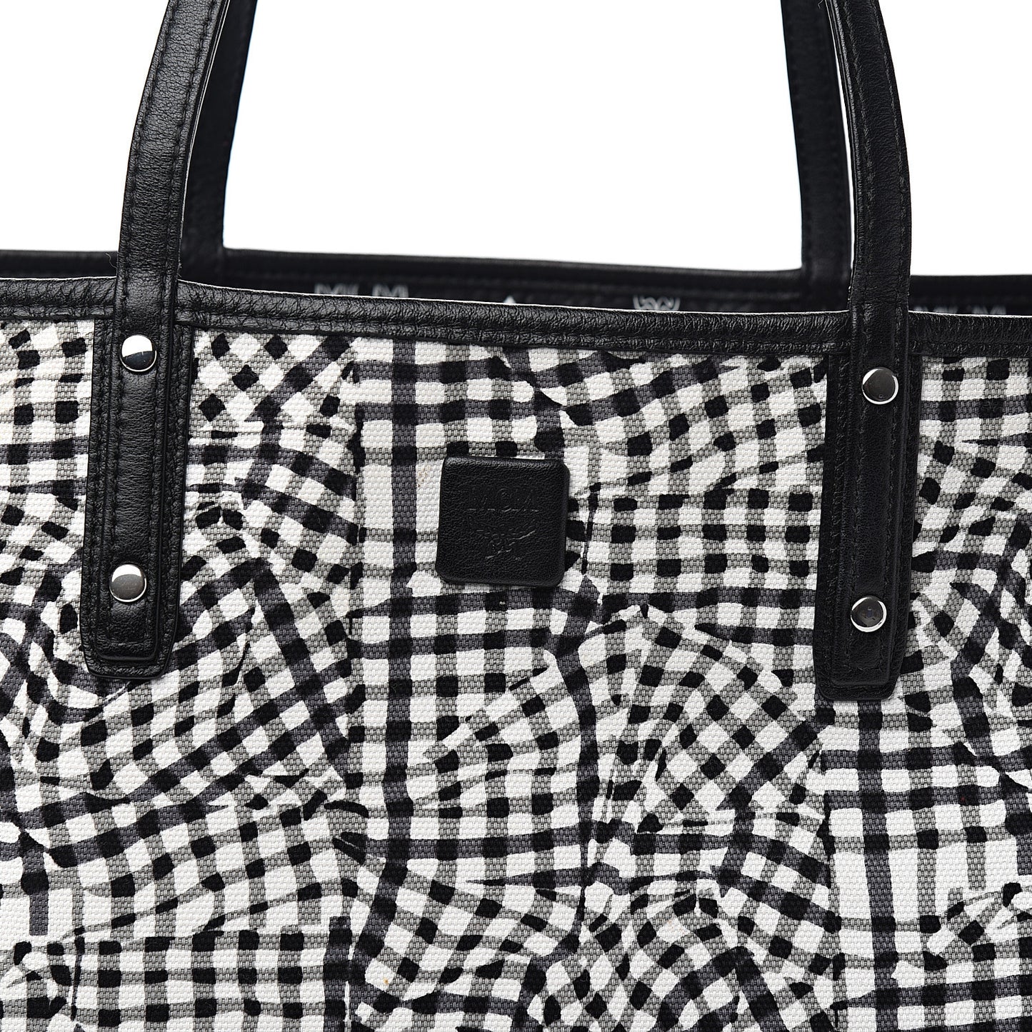Visetos Medium Project Reversible Shopper Tote Black