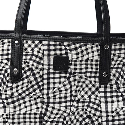 MCM Visetos Medium Project Reversible Shopper Tote Black 9 of 12