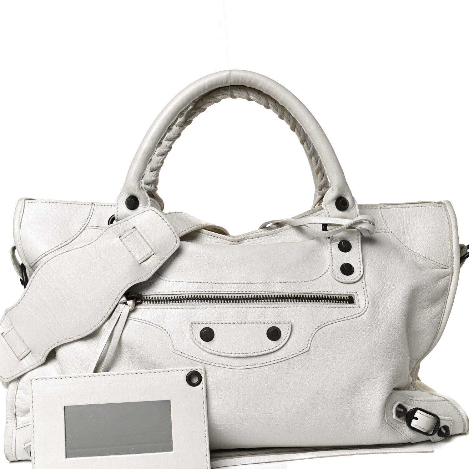 Balenciaga Agneau Classic Hardware City White 8 of 22