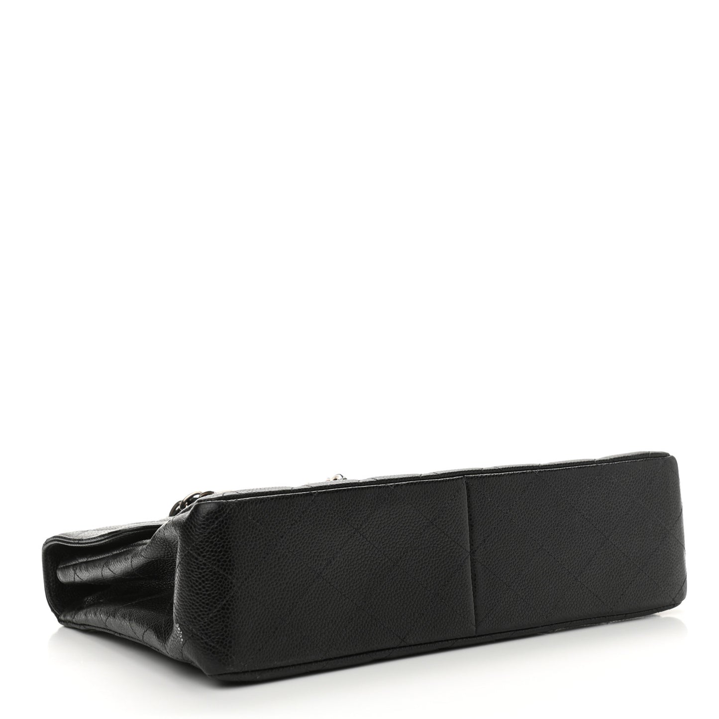 Caviar Quilted Jumbo Single Flap Black