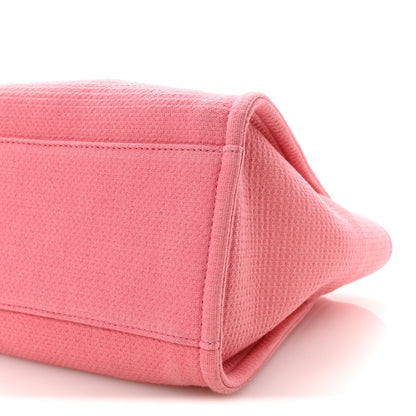 Chanel Mixed Fibers Small Deauville Tote Pink 11 of 11