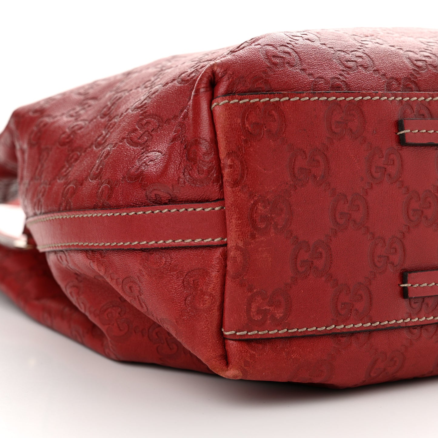 Guccissima Monogram Gifford Tote Red