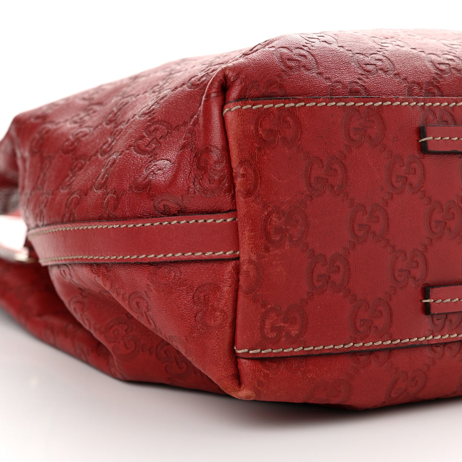 Gucci Guccissima Monogram Gifford Tote Red 9 of 12