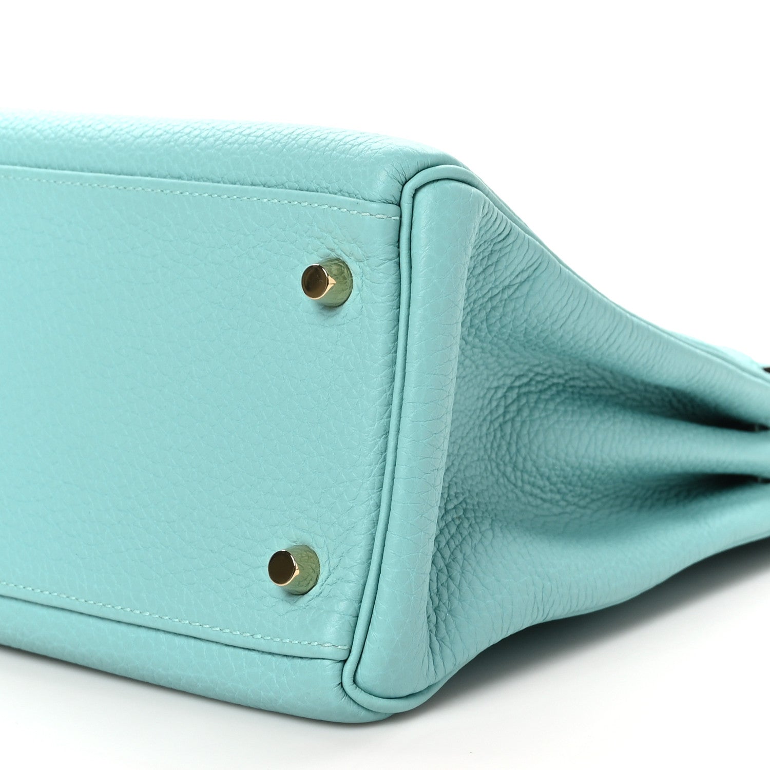 Hermes Togo Kelly Retourne 32 Bleu Atoll 10 of 10