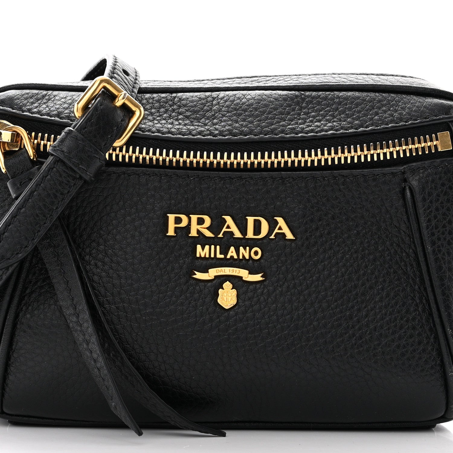 Prada Vitello Daino Belt Bag Black 5 of 12