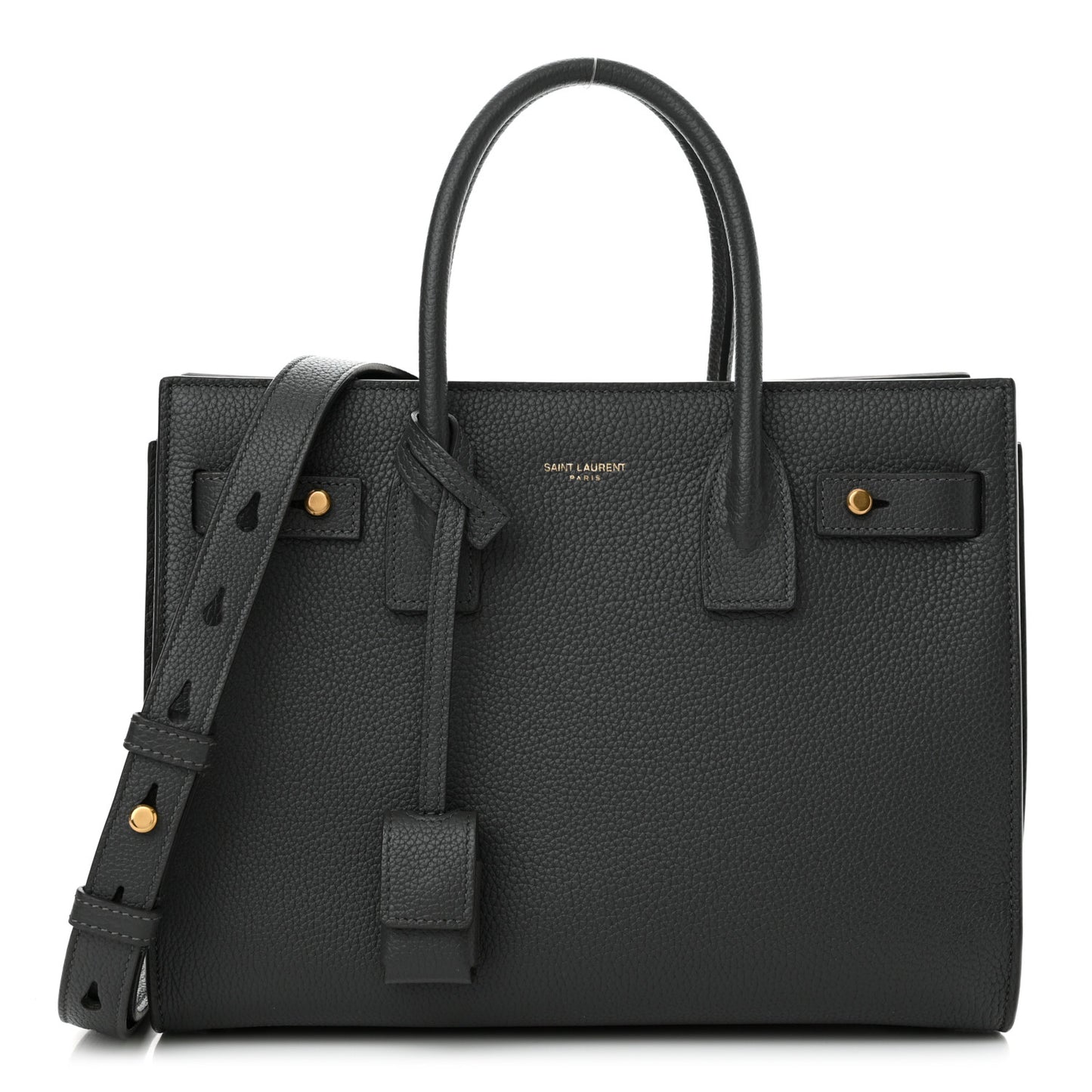 Grained Calfskin Baby Sac De Jour Souple Storm
