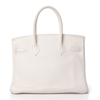 Hermes Swift Birkin 30 White 4 of 51