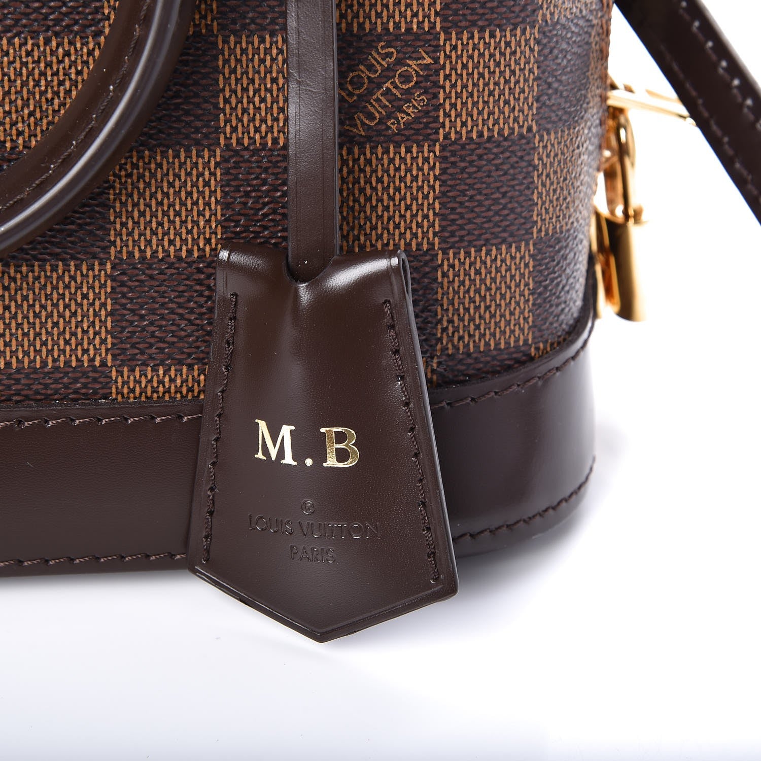 Louis Vuitton Damier Ebene Alma BB 8 of 8