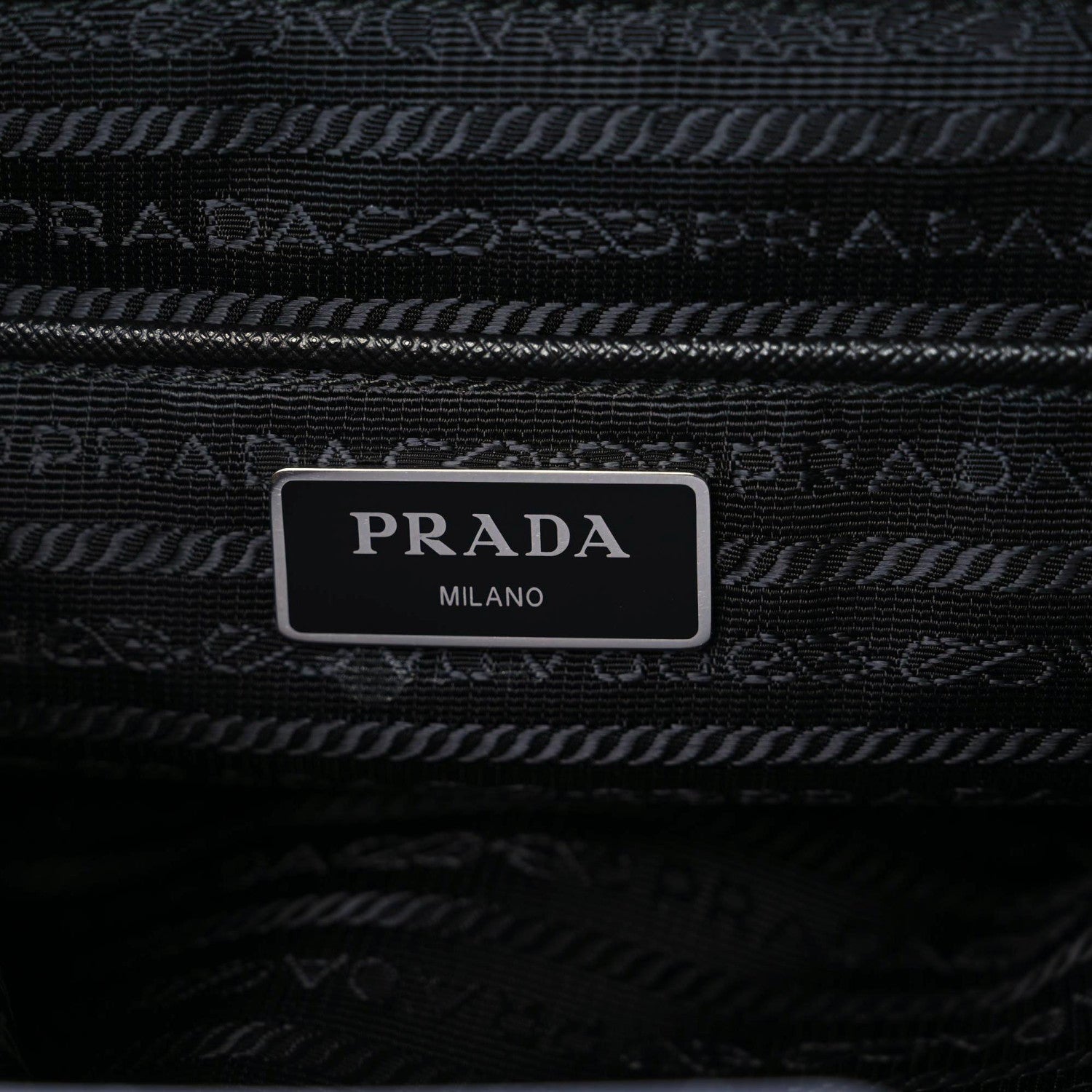 Prada Tessuto Nylon Saffiano Tote Mimetico Black 5 of 10