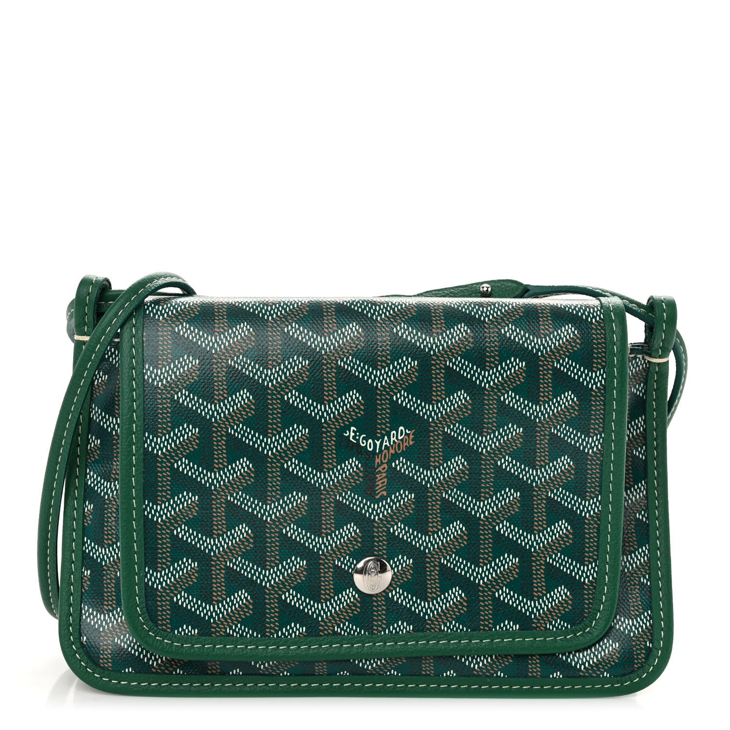 Goyard Goyardine Plumet Wallet Clutch Green 1 of 11
