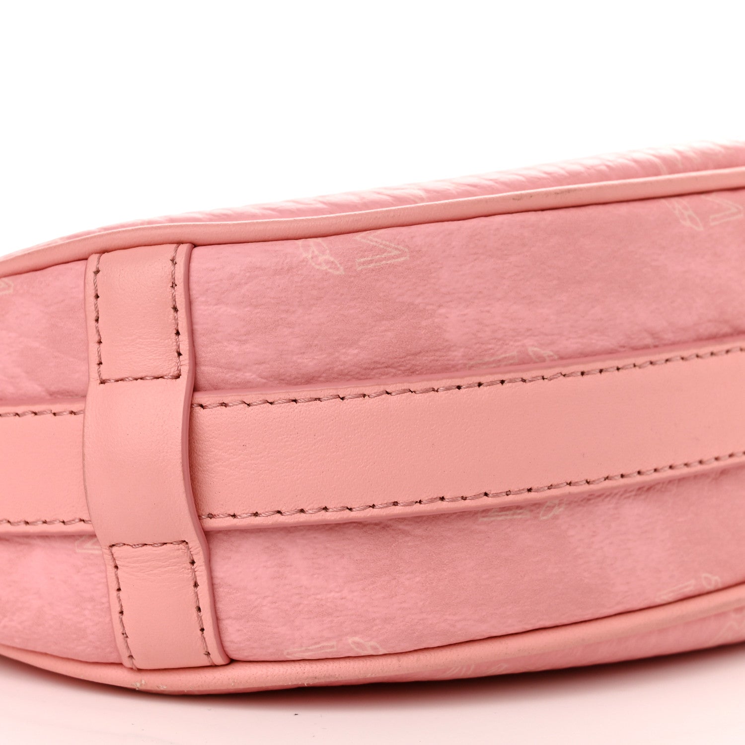 MCM Visetos Small Aren Hobo Blossom Pink 8 of 9