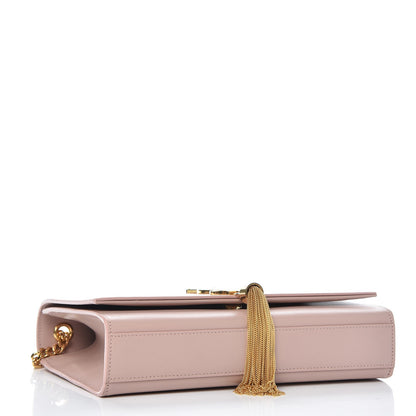 Saint Laurent Smooth Calfskin Medium Classic Monogram Kate Tassel Satchel Pink 4 of 7
