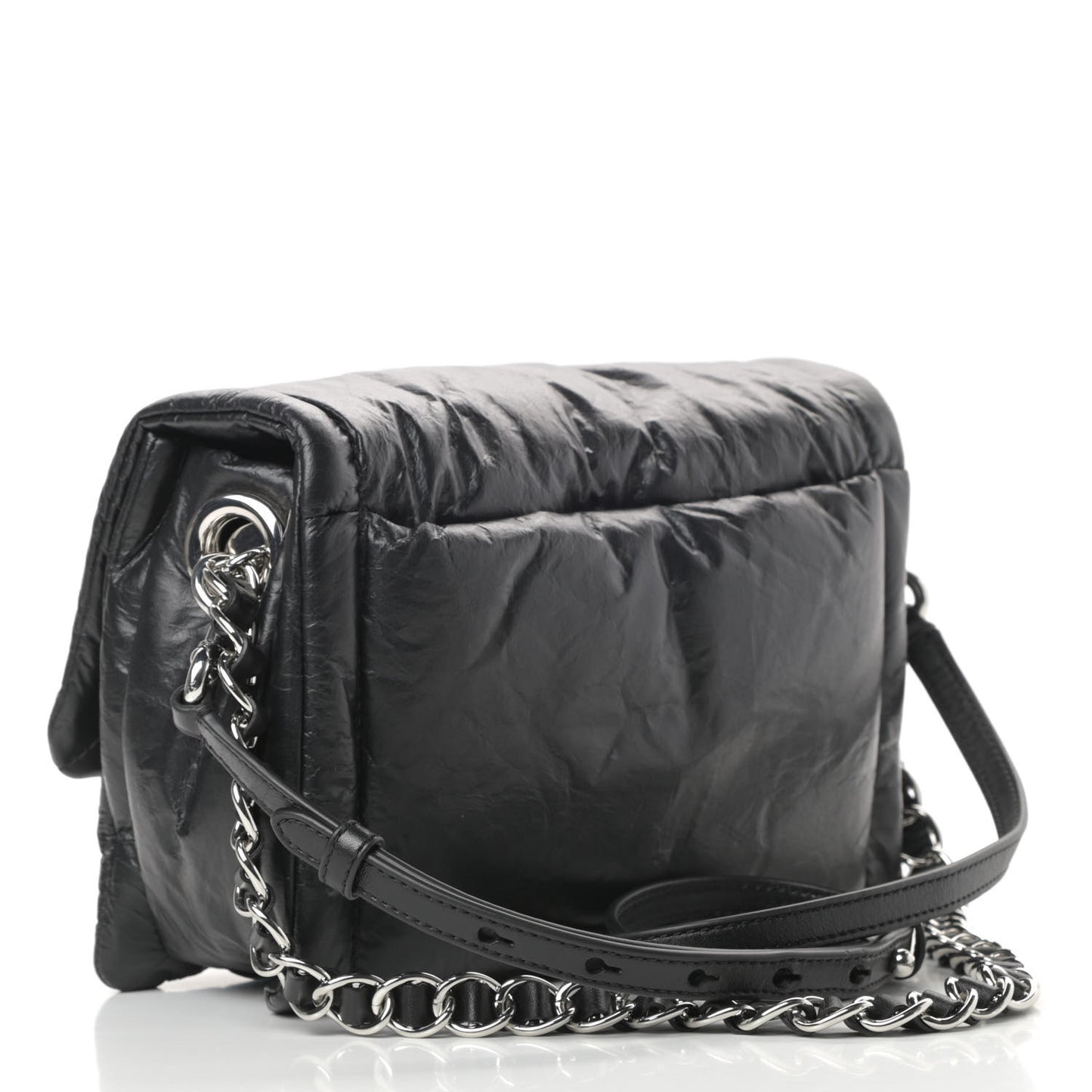 Lambskin The Pillow Bag Black