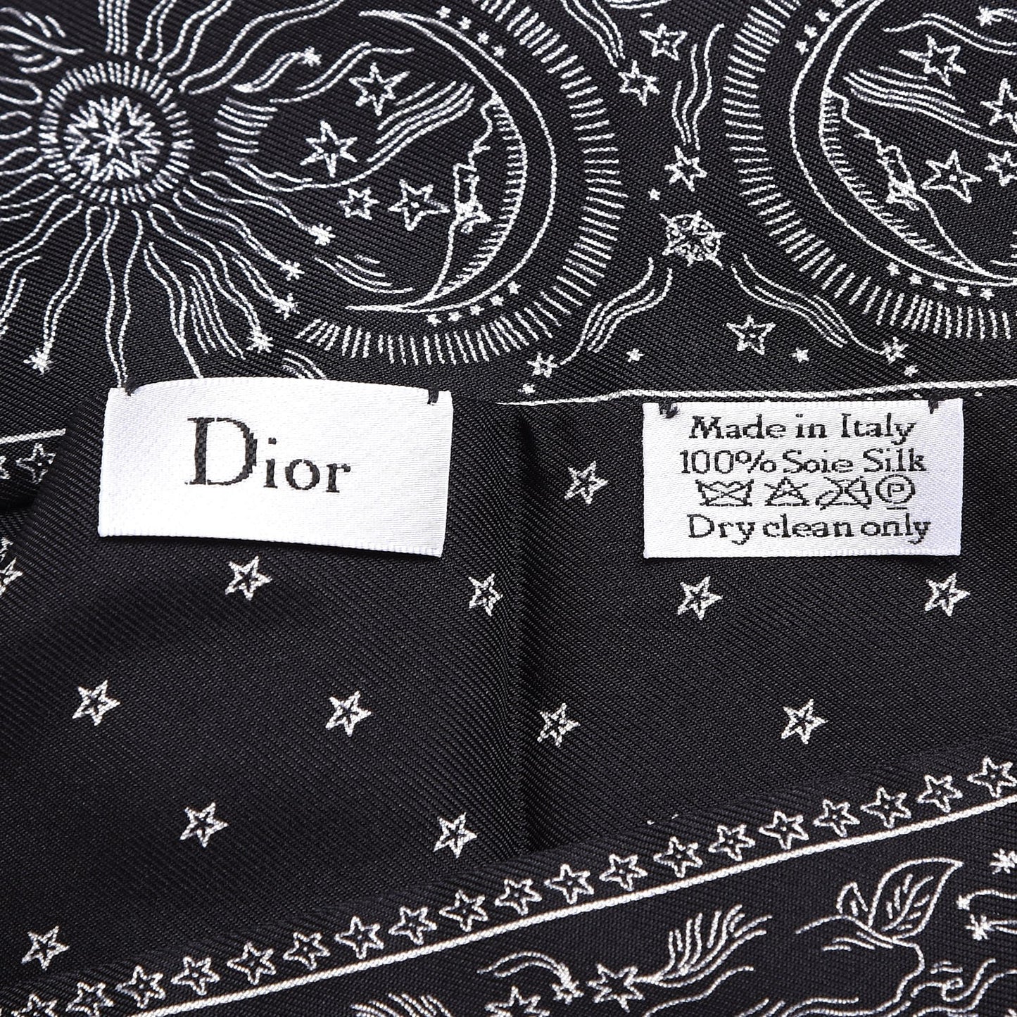 Silk Mitzah Scarf Black