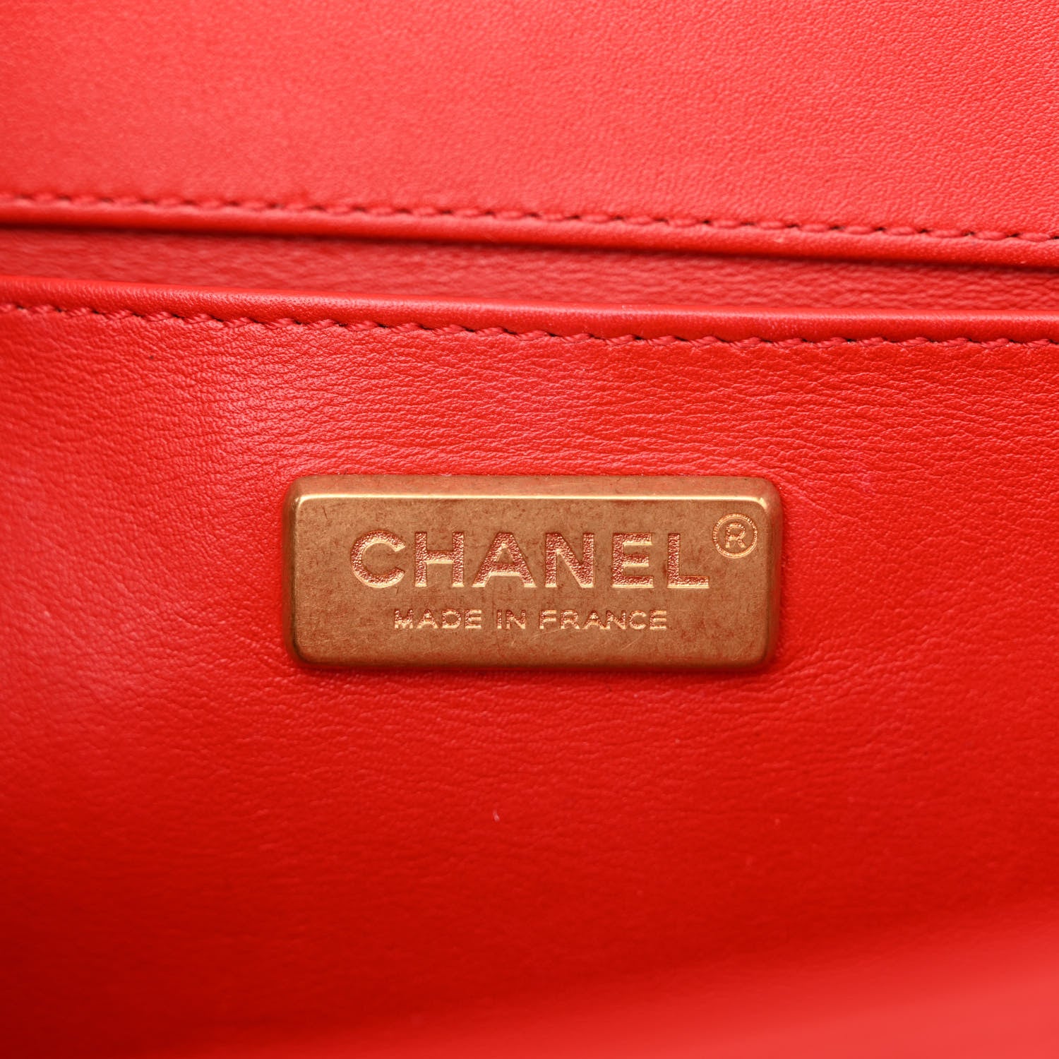 Chanel Snakeskin Medium Boy Flap Red 6 of 14