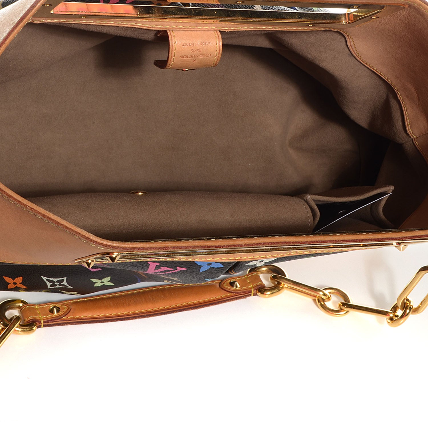Louis Vuitton Monogram Multicolor Judy GM Black 5 of 7