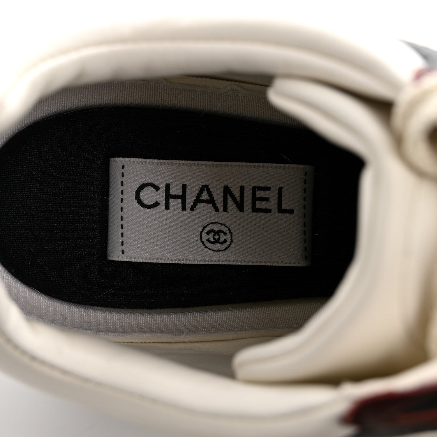 Chanel Calfskin CC Sneakers 39 Brown White Black 6 of 9