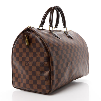 Louis Vuitton Damier Ebene Speedy 35 3 of 13
