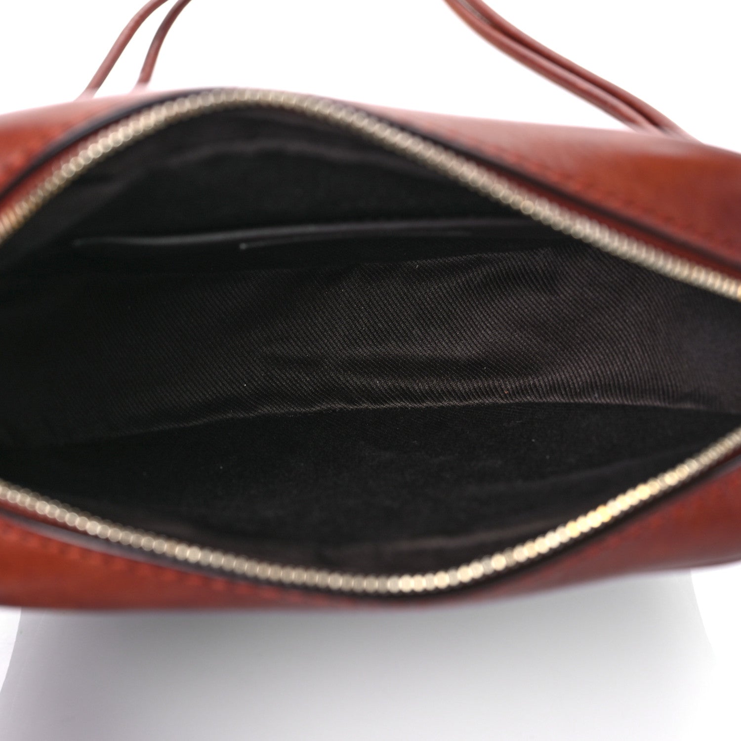 Saint Laurent Canvas Smooth Calfskin Le Monogramme Coeur Crossbody Chestnut 5 of 7