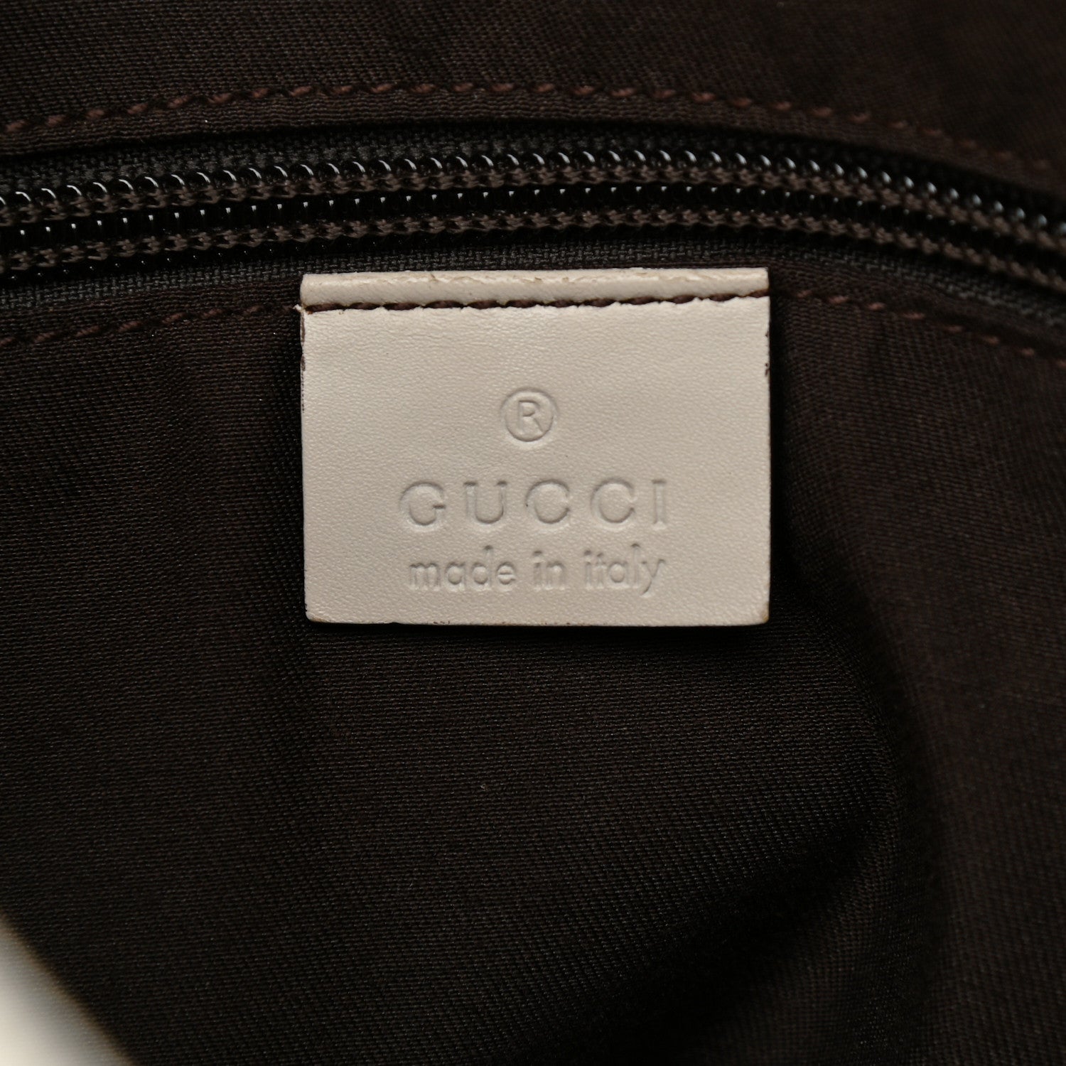 Gucci Monogram Calfskin Perforated Medium Flat Messenger Bag Off White 6 of 9