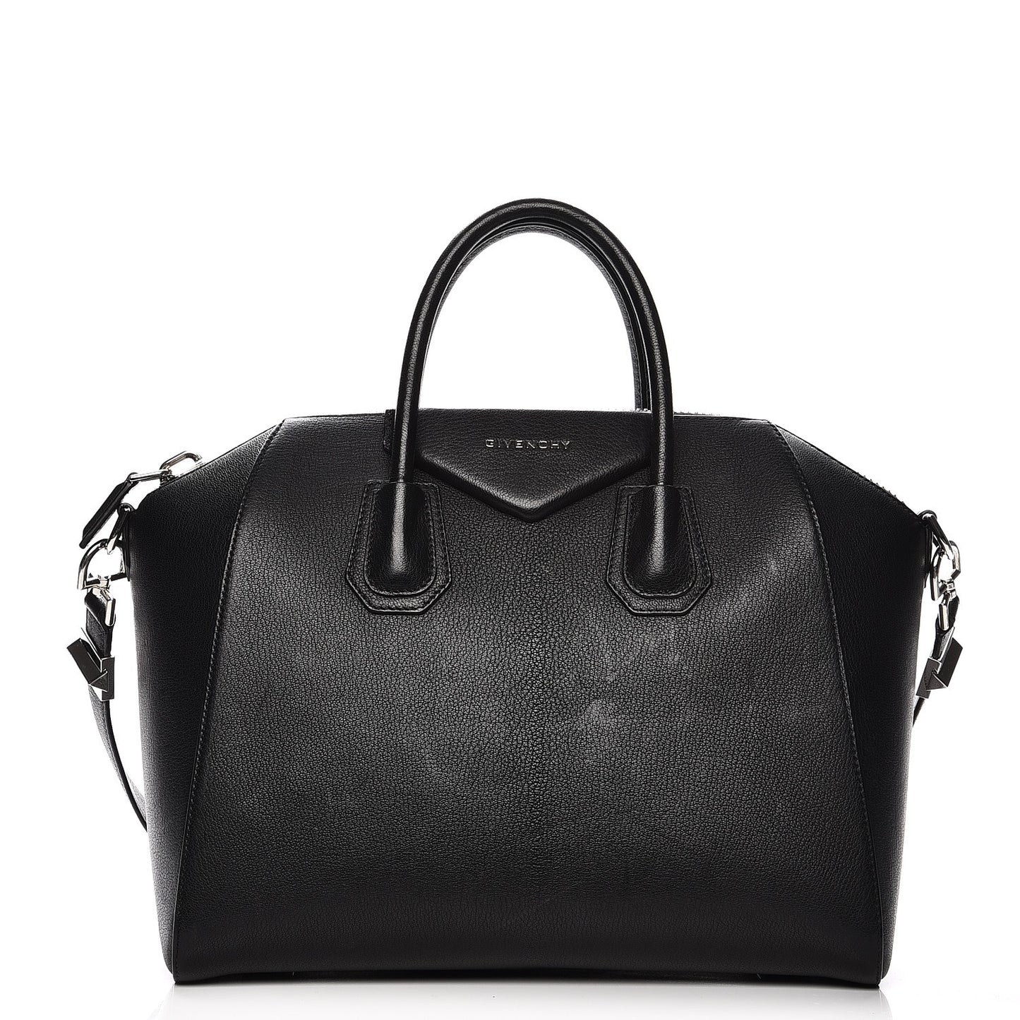 Sugar Goatskin Medium Antigona Black
