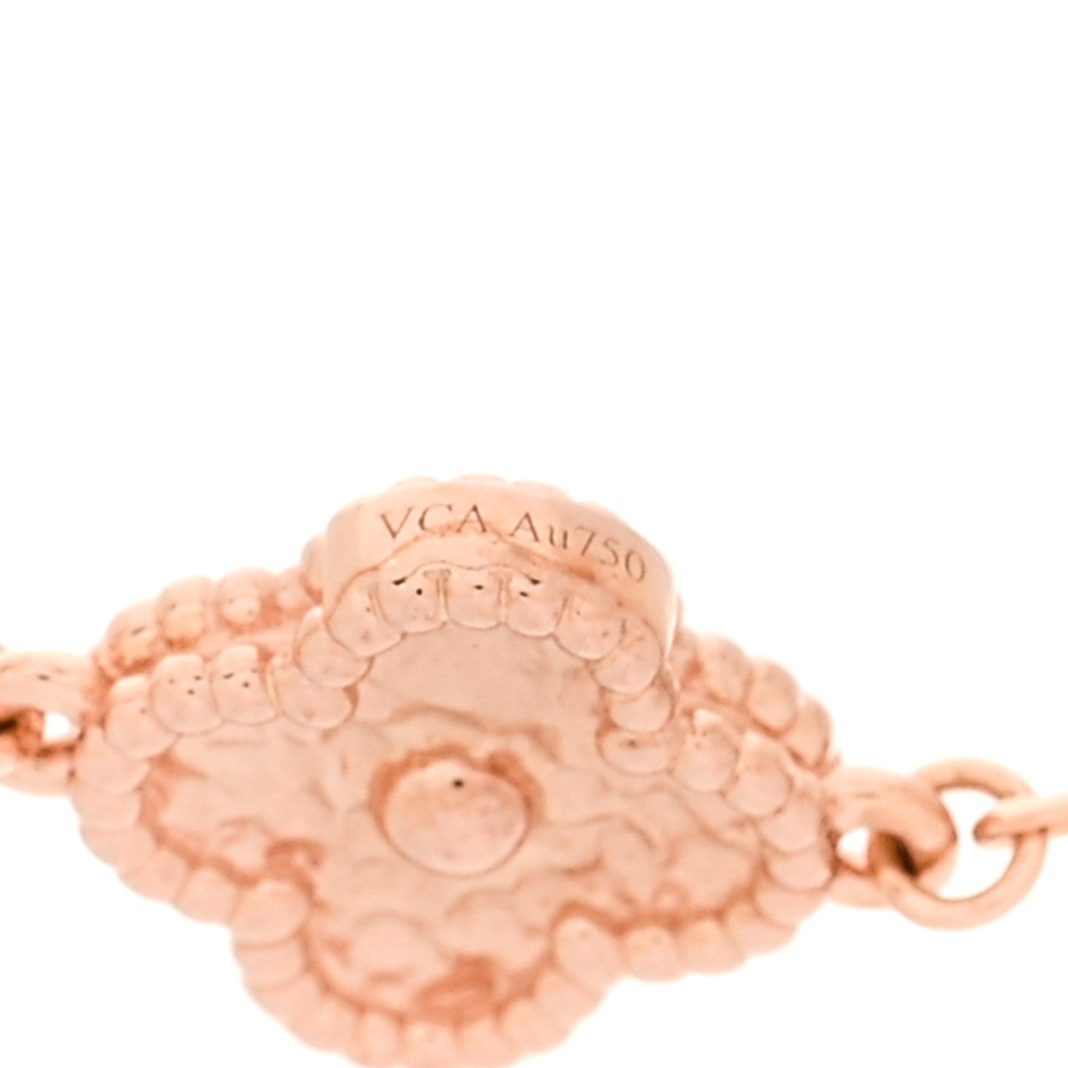 Van Cleef & Arpels 18K Rose Gold 16 Motifs Sweet Alhambra Necklace 5 of 6