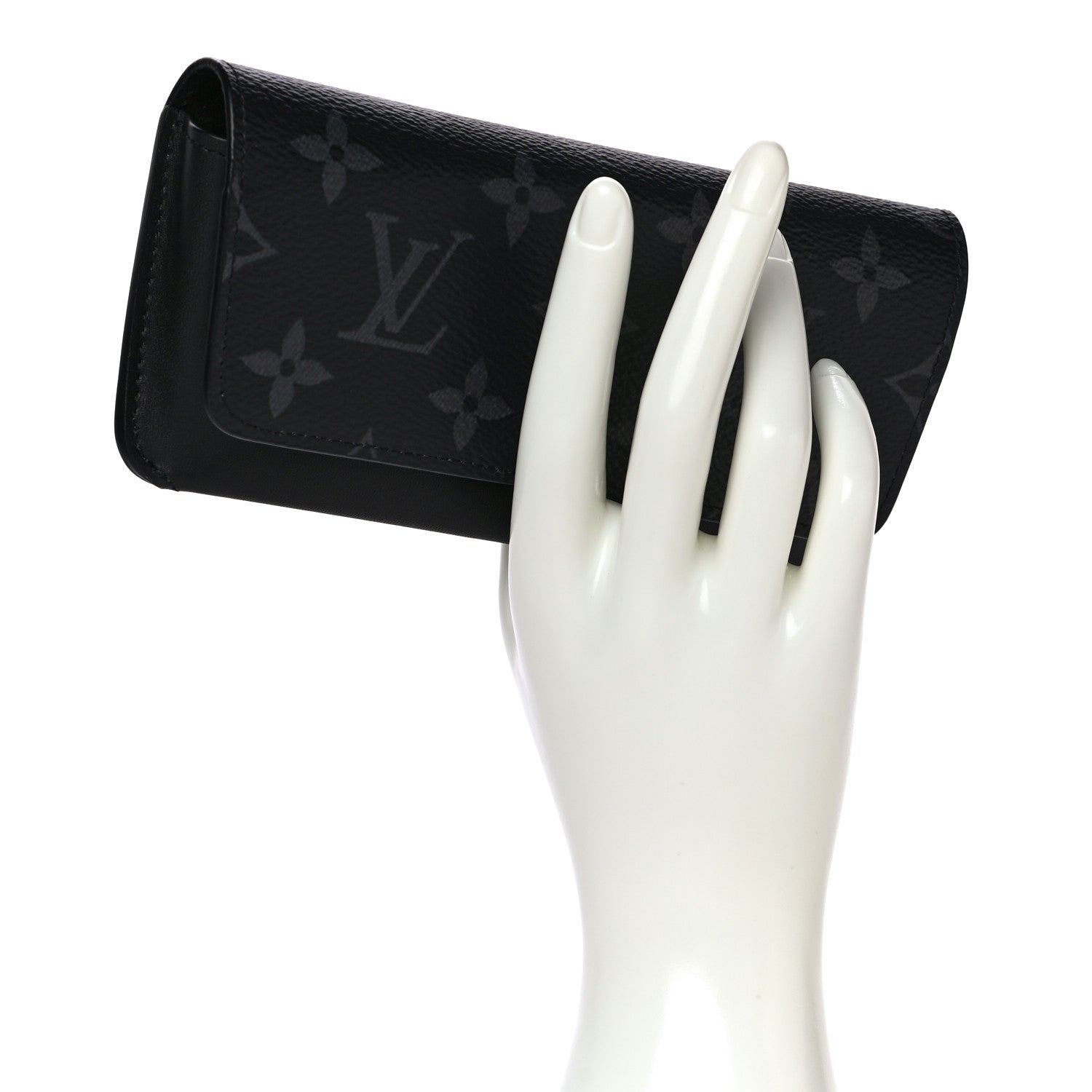 Louis Vuitton Monogram Eclipse Woody Sunglass Case 2 of 13