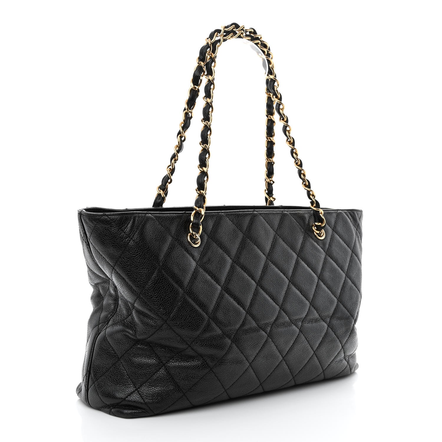 Chanel Caviar Quilted Shopping Tote Black 3 of 14