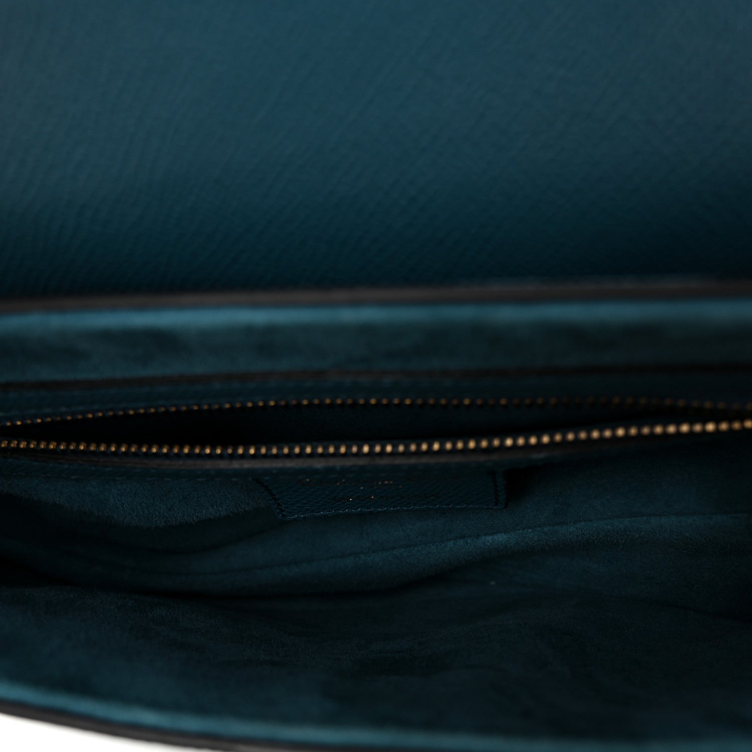 Christian Dior Grained Calfskin Saddle Bag Steel Blue 5 of 10