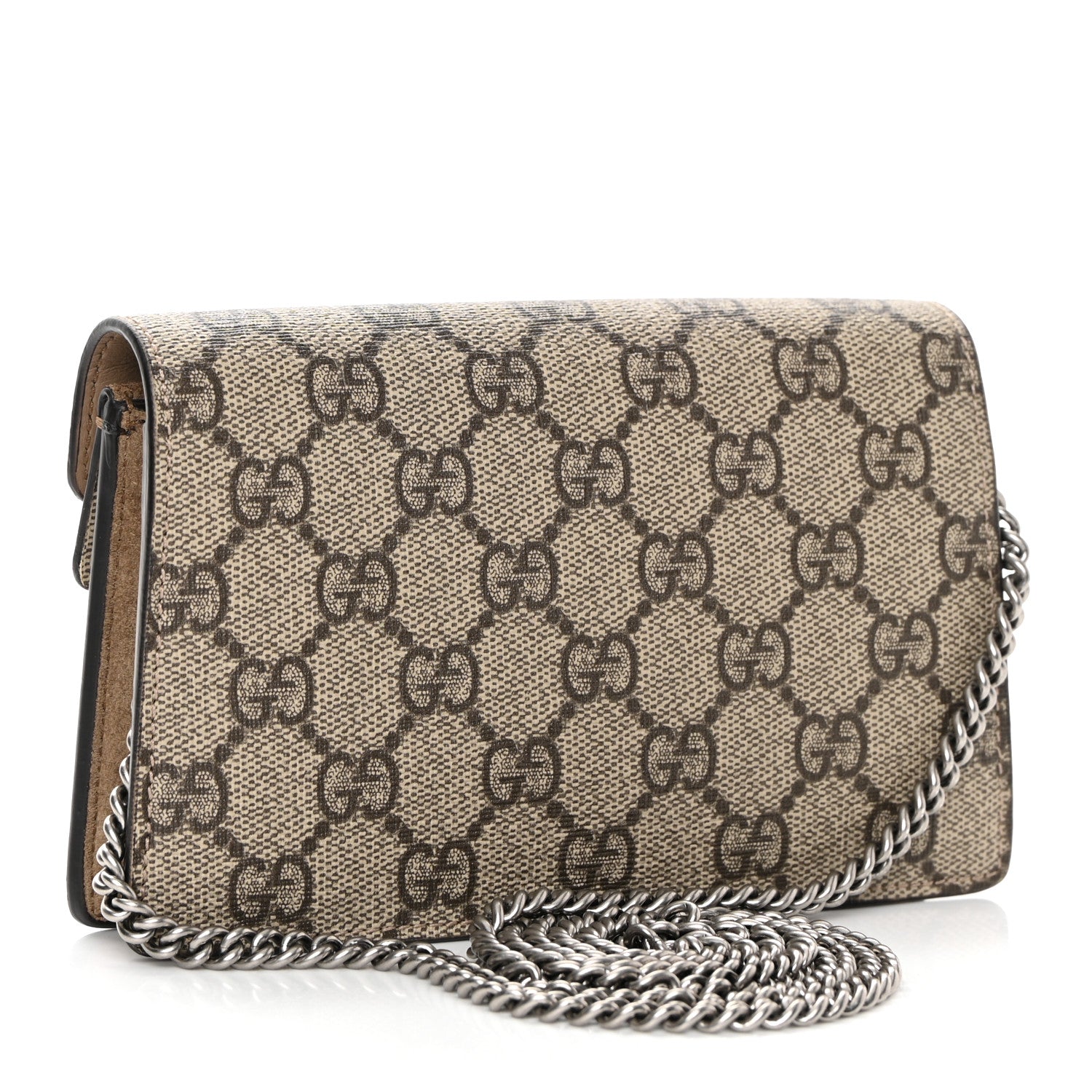 Gucci GG Supreme Monogram Super Mini Dionysus Shoulder Bag Taupe 3 of 9