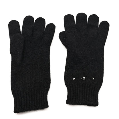 Hermes Cashmere Darling Gloves M Black 1 of 3
