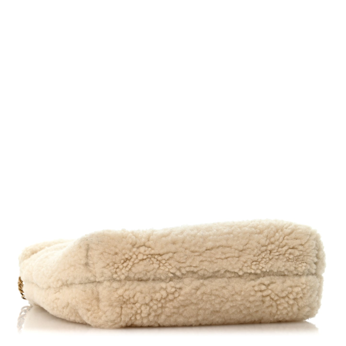 Shearling Quilted Small Chanel 22 White
