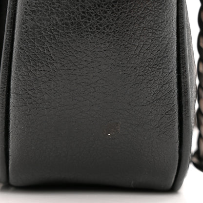 Prada Glace Calfskin Studded Crossbody Black 14 of 15