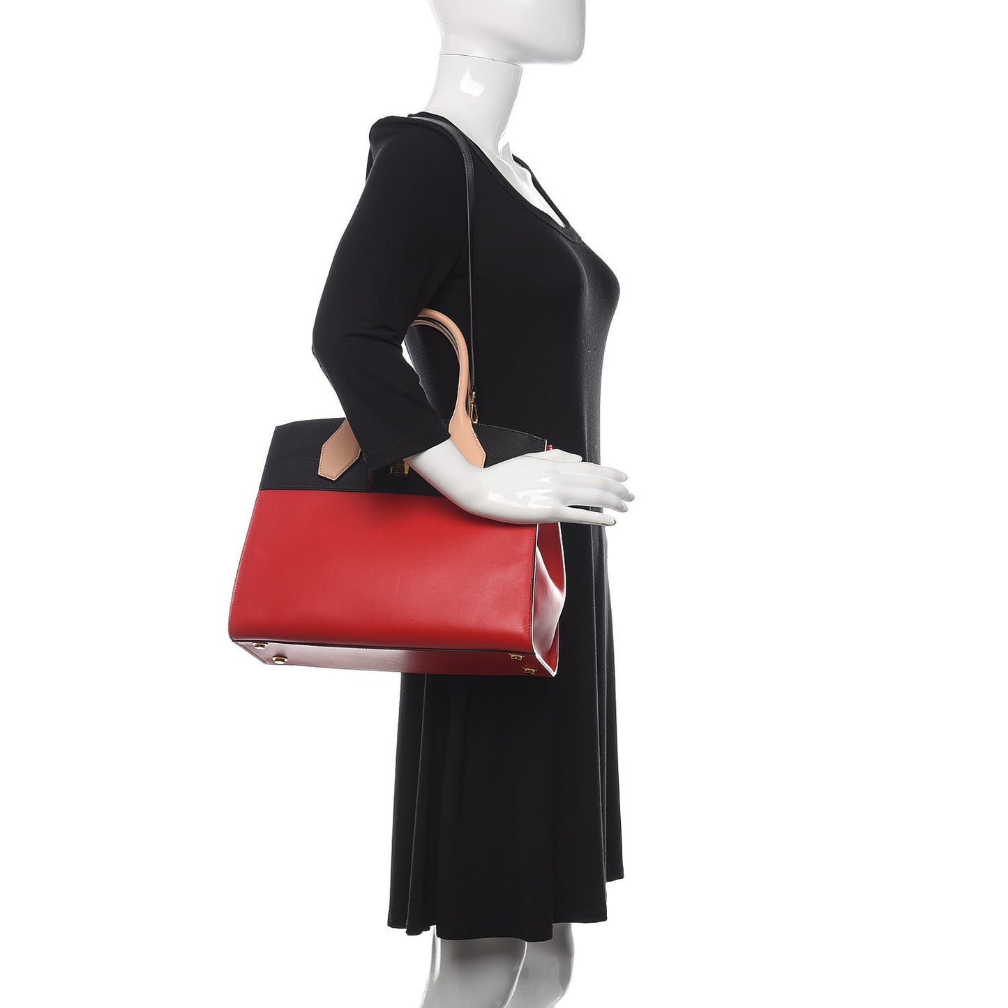 Calfskin City Steamer MM Rouge Black