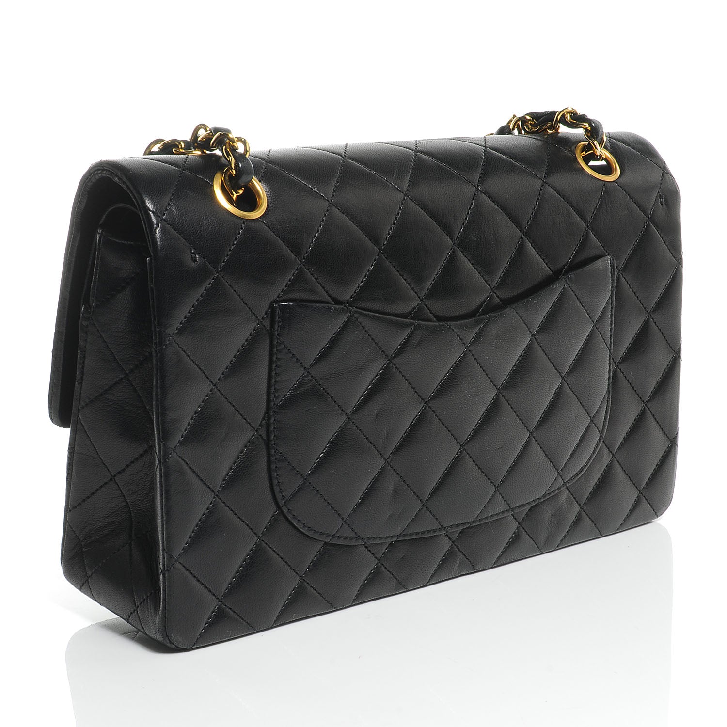 Chanel Lambskin Medium Double Flap Black 3 of 9