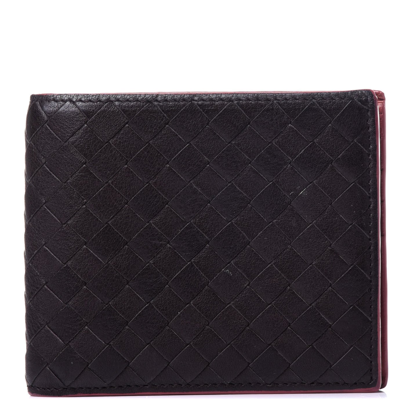 Nappa Intrecciato Bi-Fold Wallet Ebano Multicolor