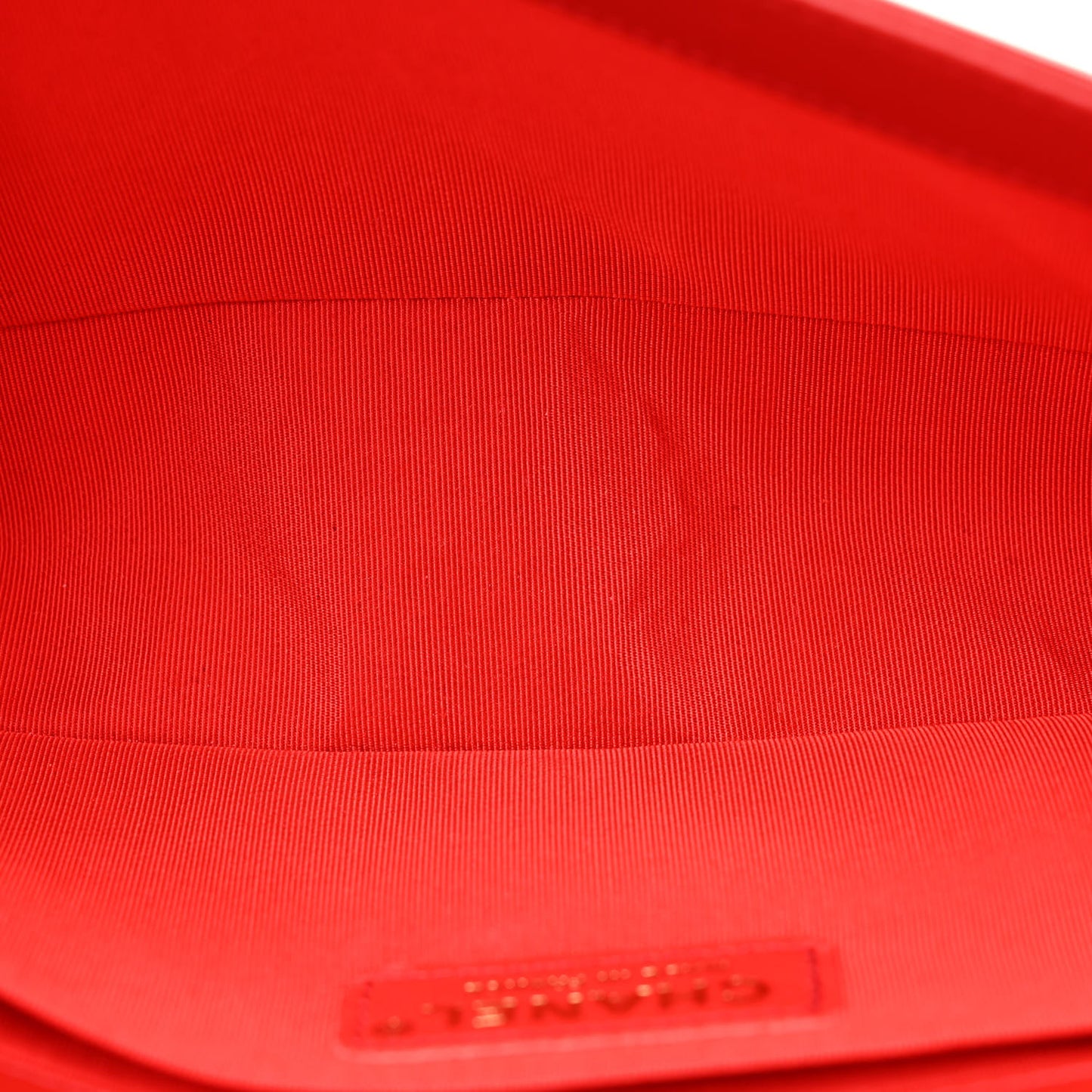 Lambskin Quilted Medium Boy Flap Red