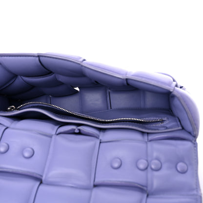 Bottega Veneta Lambskin Maxi Intreccio Padded Chain Cassette Crossbody Bag Lavender 5 of 16