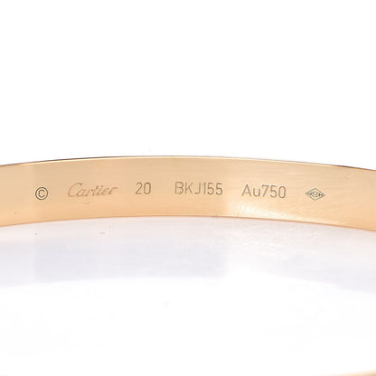 Cartier 18K Yellow Gold LOVE Bracelet 20 5 of 7