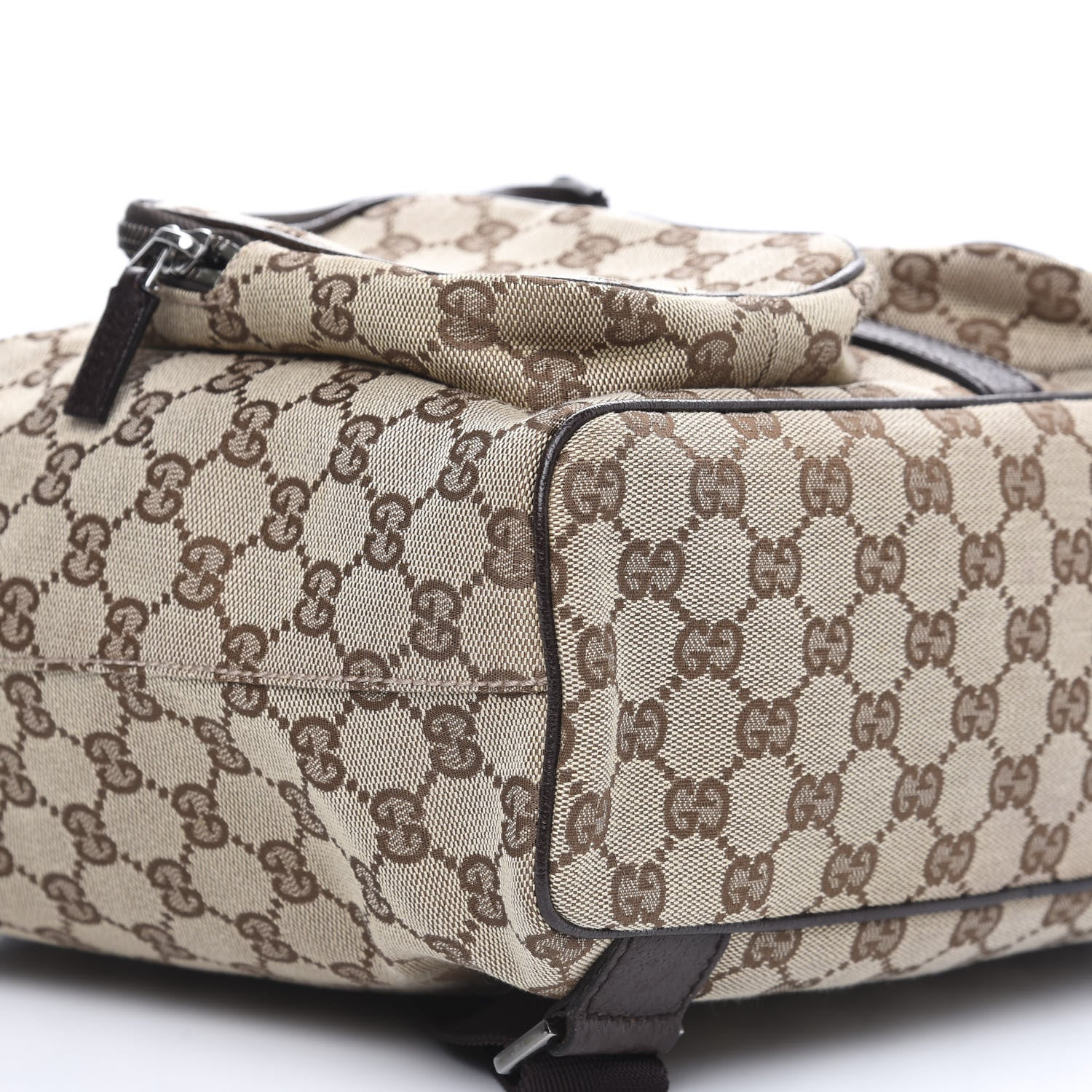 Gucci Monogram Backpack Dark Brown 7 of 8