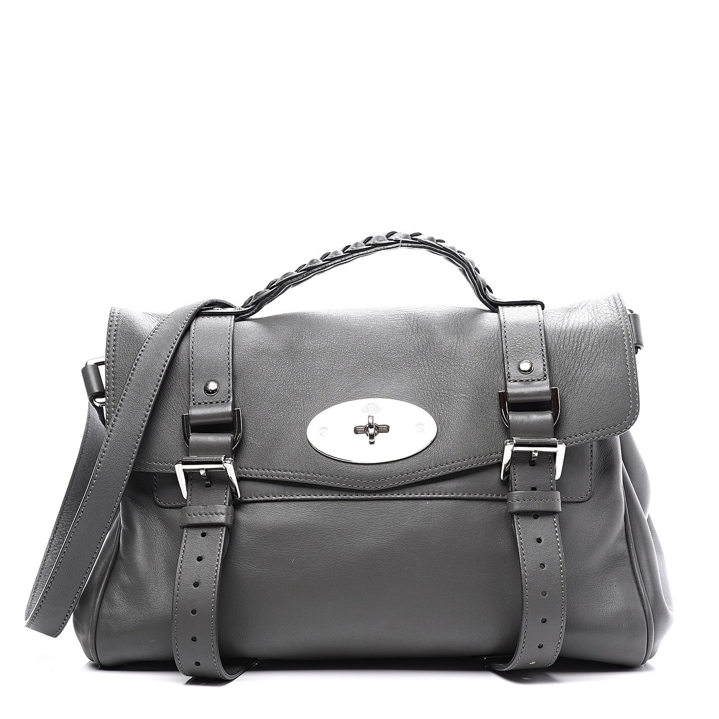 Smooth Calfskin Medium Alexa Pavement Grey
